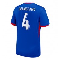France Dayot Upamecano #4 Replica Home Shirt Euro 2024 Short Sleeve